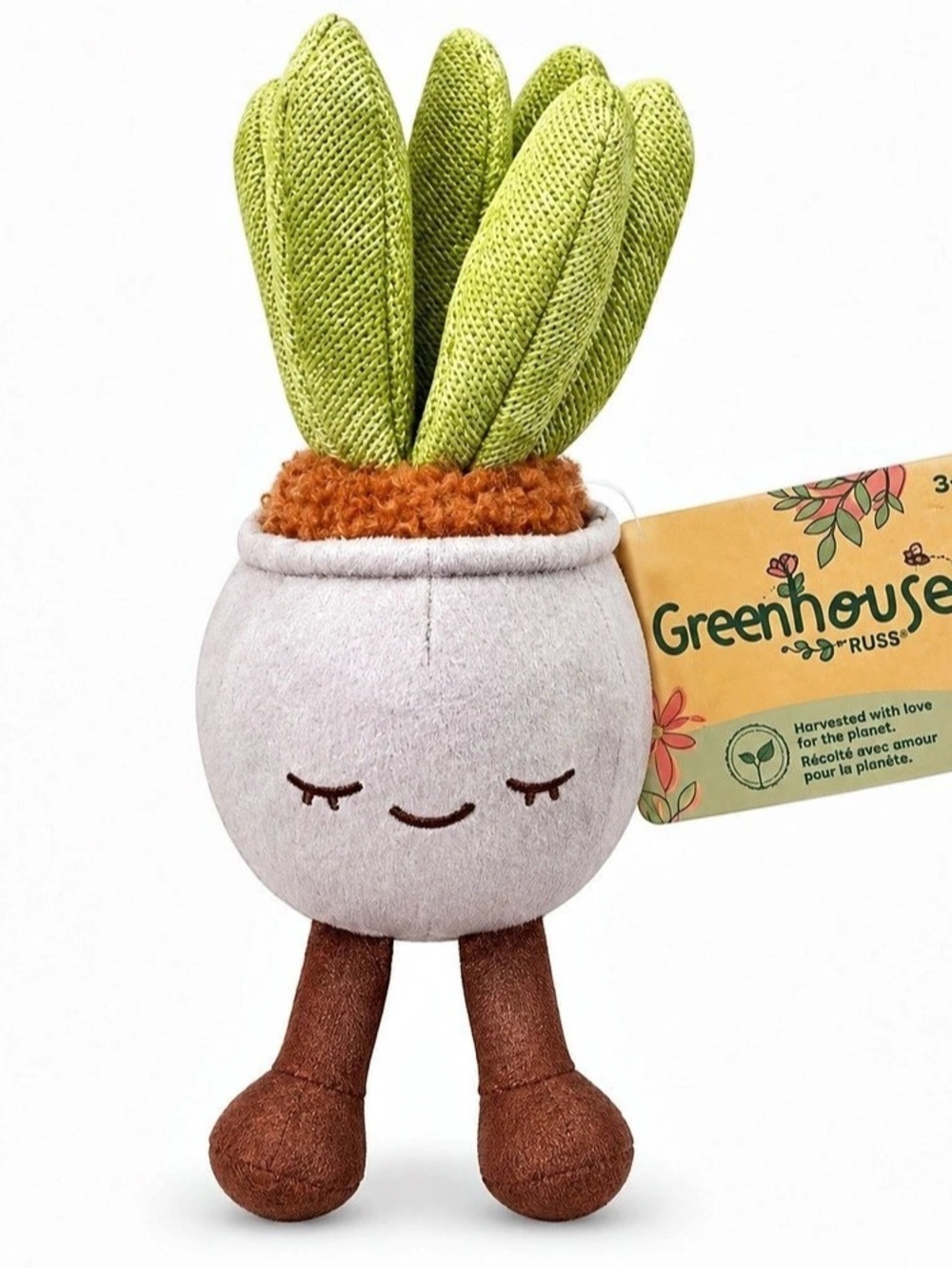 Greenhouse by Russ Succulent Potted Plant Plush Green Leaves Cute Plant Decor